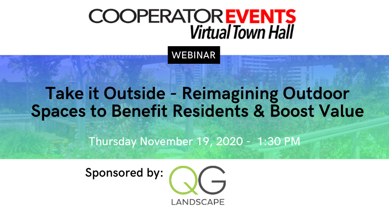 The Cooperator Events Presents: Take it Outside - Reimagining Outdoor Spaces to Benefit Residents & Boost Value