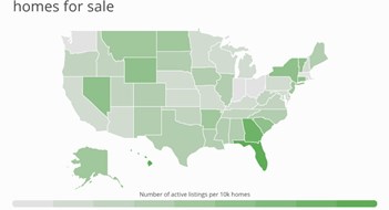 New York State Has the 9th Most Homes for Sale in the U.S. New York State Has the 9th Most Homes for Sale in the U.S.
