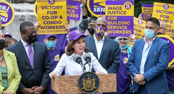 Luxury Building Workers Celebrate Wage Victory Luxury Building Workers Celebrate Wage Victory