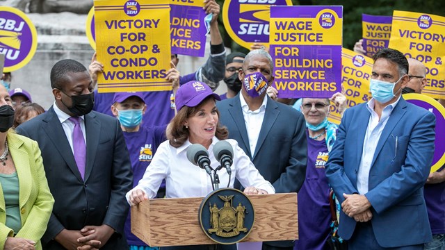 Luxury Building Workers Celebrate Wage Victory