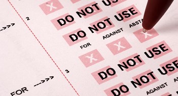 Handling Proxy Voting in Your Building or HOA Photo of a Proxy Ballot.