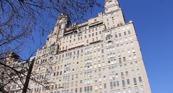 A History of Cooperative Housing in NYC W 81st Street facade of The Beresford, 23-floor "pre-war" apartment building, one of the most prestigious addresses in Manhattan at 211 Central Park West, New York, NY