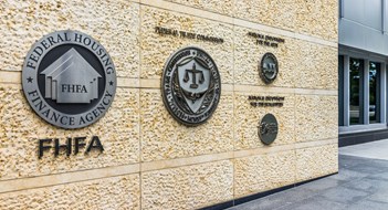 Is Your Condo on Fannie Mae’s Blacklist? Washington DC, USA - July 3, 2017: Federal Trade Commission and Housing Finance Agency seals in downtown with closeup of sign and logo