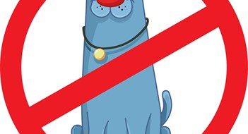Are No-Pets Policies a Thing of the Past? Symbol badge for pet animals not allowed zone