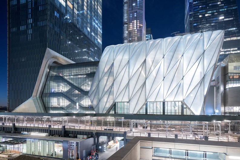 Hudson Yards' New Arts Center Makes Its Debut