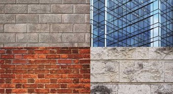 Glass vs. Masonry Glass vs. Masonry